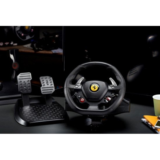 Thrustmaster T80 Ferrari 488 GTB Edition Volant + pédales PS4