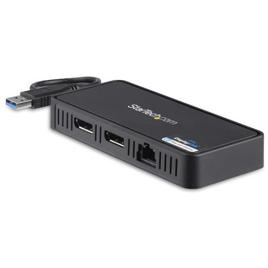 StarTech.com Station d'accueil USB 3.0 double affichage DisplayPort 4K 60Hz