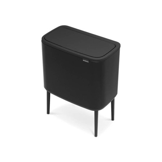 Brabantia 316067 poubelle 33 L Rectangulaire Acier inoxydable Noir