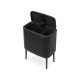 Brabantia 316067 poubelle 33 L Rectangulaire Acier inoxydable Noir