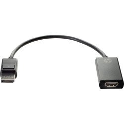 HP 2JA63AA câble vidéo et adaptateur DisplayPort HDMI Type A (Standard) Noir HP 2JA63AA câble vidéo et adaptateur DisplayPort HDMI Type A (Standard) Noir