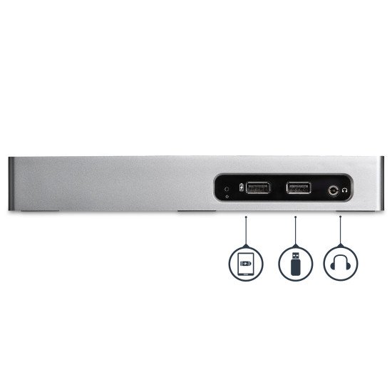 StarTech.com Station d'accueil USB 3.0 double affichage pour PC portable - HDMI et DVI / VGA