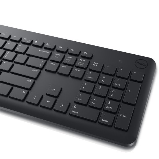 DELL KM3322W clavier Souris incluse Bureau RF sans fil QWERTZ Suisse Noir