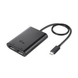 i-tec USB-C 3.1 Dual 4K DP Video Adapter Adaptateur vidéo i-tec USB-C 3.1 Dual 4K DP Video Adapter Adaptateur vidéo