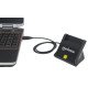 Manhattan Lecteur de cartes à puce/SIM USB-A, 480 Mbps (USB 2.0), design vertical de bureau, fente d'insertion à friction, câble de 86 cm, noir, garantie de 3 ans