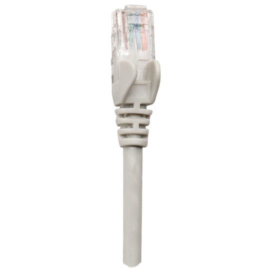 Intellinet Câble patch réseau, Cat6, 50 m, gris, cuivre, S/FTP, LSOH/LSZH, PVC, RJ45, contacts plaqués or, anti-accroc, avec manchon, garantie à vie