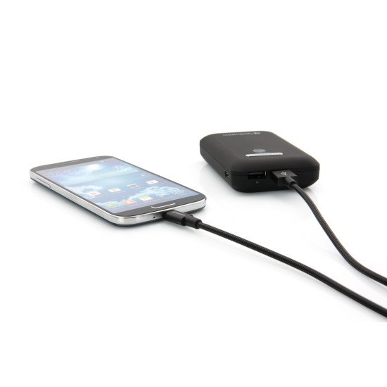 Verbatim Câble de synchronisation et de charge pour micro-USB, 100 cm, noir