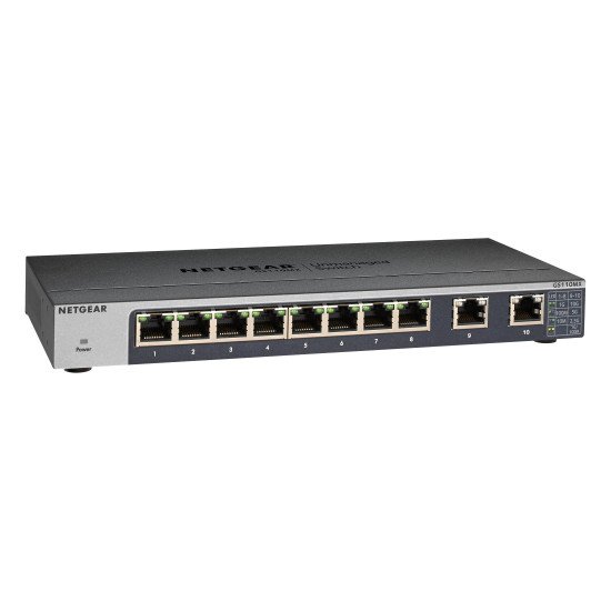 Netgear GS110MX Non-géré 10G Ethernet (100/1000/10000) Noir