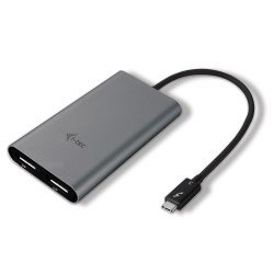 i-tec Thunderbolt 3 Dual DP Adaptateur vidéo i-tec Thunderbolt 3 Dual DP Adaptateur vidéo