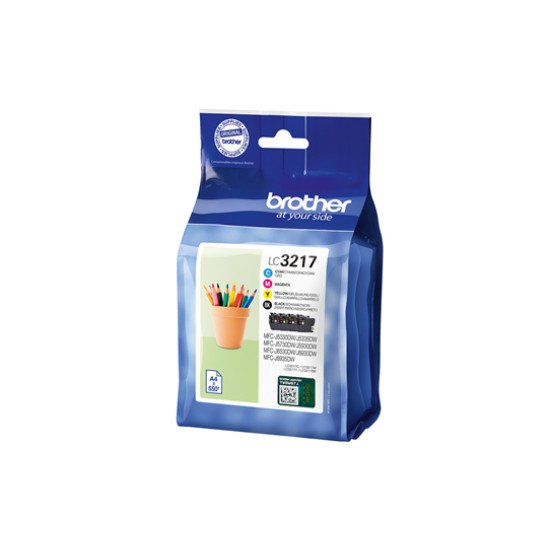 Brother LC-3217 Original Noir, Cyan, Magenta, Jaune Multipack