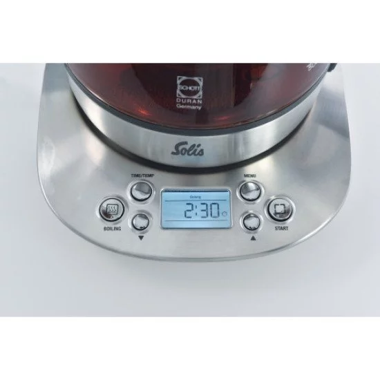 Solis 5515 bouilloire 1,2 L 1400 W Acier inoxydable, Transparent Solis 5515 bouilloire 1,2 L 1400 W Acier inoxydable, Transparent