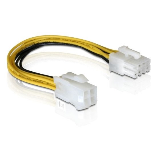 DeLOCK Cable PCI Express Power 8pin EPS > 4pin ATX/P4 Multicolore 0,15 m