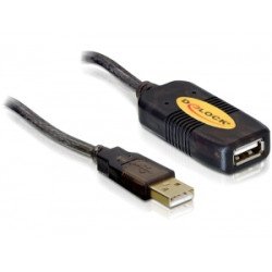 DeLOCK 82446 câble USB 10 m 2.0 USB A Noir