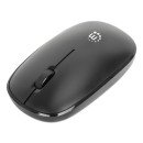 Manhattan Souris optique sans fil MW3050, noire, 1200 dpi, 2,4 GHz (jusqu'à 10 m), USB, ambidextre, 3 boutons avec molette, récepteur USB-A nano, pile AA incluse, garantie 3 ans