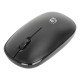 Manhattan Souris optique sans fil MW3050, noire, 1200 dpi, 2,4 GHz (jusqu'à 10 m), USB, ambidextre, 3 boutons avec molette, récepteur USB-A nano, pile AA incluse, garantie 3 ans
