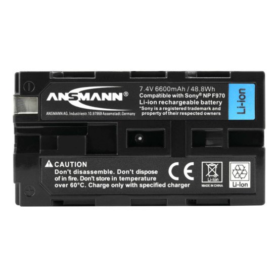 Ansmann A-Son NP-F970 Lithium Polymère (LiPo) 6600 mAh