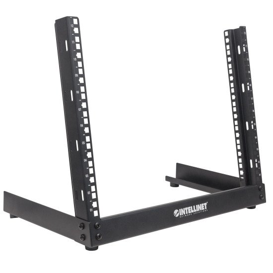 Intellinet Baie réseau ouverte 19" de bureau, 12U, noire, en kit, charge max. 10 kg