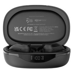 Boompods Sportpods Ocean Casque True Wireless Stereo (TWS) Crochets auriculaires Appels/Musique Bluetooth Noir