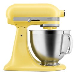 KitchenAid 5KSM195PSEBT mixeur Robot mixer 300 W Acier inoxydable, Jaune