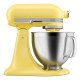 KitchenAid 5KSM195PSEBT mixeur Robot mixer 300 W Acier inoxydable, Jaune