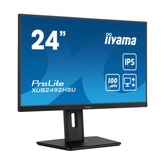 iiyama XUB2492HSU-B6 écran PC 60,5 cm (23.8") 1920 x 1080 pixels Full HD LED Noir