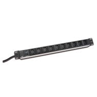Digitus 10-Outlet Strip protection surtension 10 sortie(s) CA 250 V 2 m Digitus 10-Outlet Strip protection surtension 10 sortie(s) CA 250 V 2 m