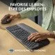 Logitech Wave Keys clavier ergonomique sans fil avec repose-poignets rembourré Logitech Wave Keys clavier ergonomique sans fil avec repose-poignets rembourré