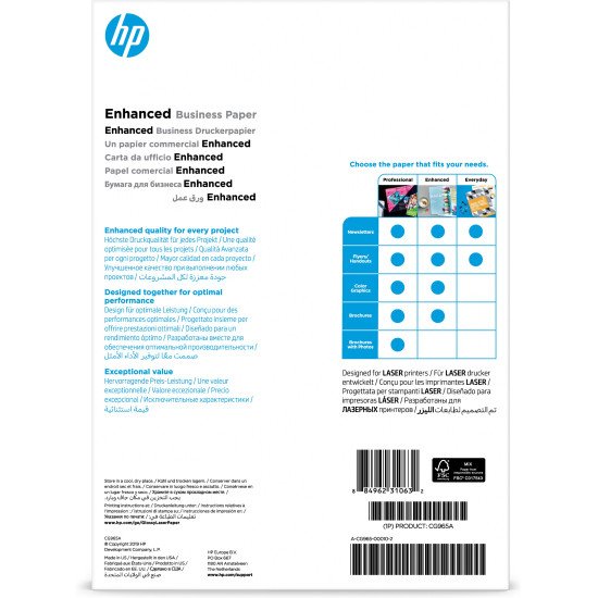 HP Papier brillant laser professionnel 150 gsm - 150 feuilles/A4/210 x 297 mm