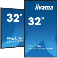 iiyama LH3275HS-B1AG affichage de messages Écran plat de signalisation numérique 81,3 cm (32") LCD Wifi 500 cd/m² Full HD Noir Intégré dans le processeur Android 11 24/7