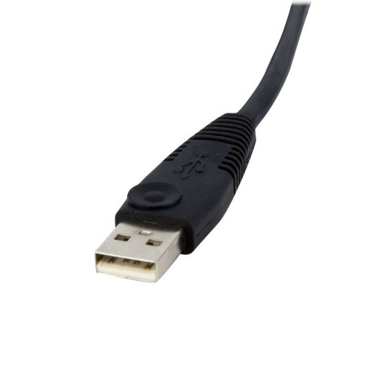 StarTech.com Câble de commutateur KVM DVI-D Dual Link USB 4 en 1 de 1,8 m avec audio et microphone