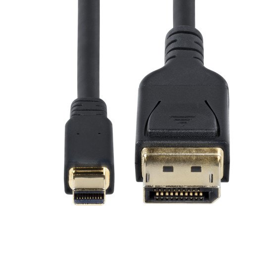 StarTech.com Câble Mini DisplayPort vers DisplayPort 1.4 de 3m - 8K 60Hz/4K 120Hz HBR3 HDR, UHD mDP vers DP 1.4, Câble Écran/Vidéo Ultra HD Mince (34 AWG) StarTech.com Câble Mini DisplayPort vers DisplayPort 1.4 de 3m - 8K 60Hz/4K 120Hz HBR3 HDR, UHD mDP vers DP 1.4, Câble Écran/Vidéo Ultra HD Mince (34 AWG)