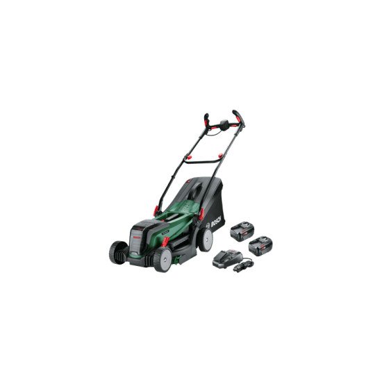 Bosch 37-550 Marcher derrière un tracteur tondeuse Batterie Noir, Vert