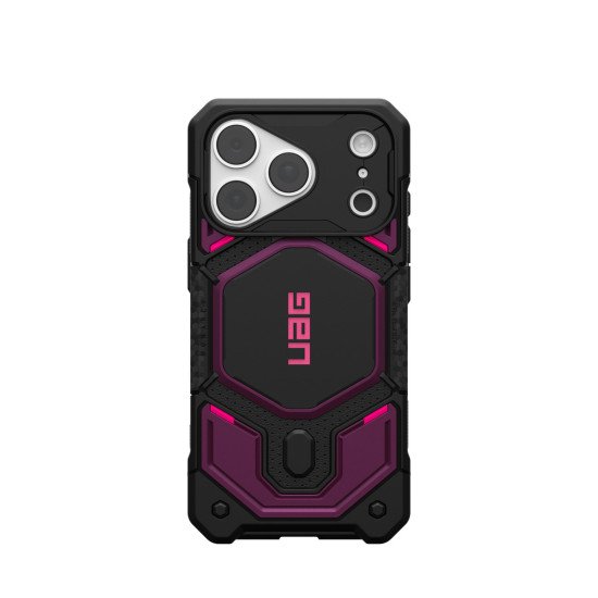 Urban Armor Gear UAG Monarch Pro Backcover voor de Apple iPhone 18 Pro / 17 Pro - Deep Purple Synth coque de protection pour téléphones portables Housse