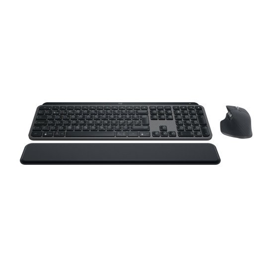 Logitech MX Keys S Combo clavier Souris incluse Bureau RF sans fil + Bluetooth Danois, Finlandais, Norvégien, Suédois Graphite