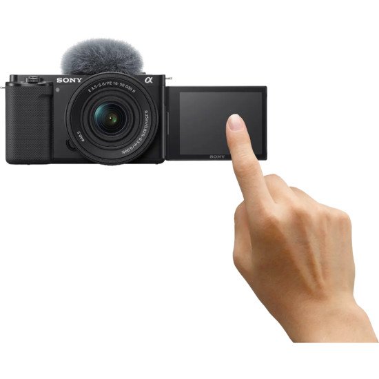 Sony ZV-E10 + E PZ 16-50mm F3.5-5.6 OSS II MILC 24,2 MP CMOS 6000 x 4000 pixels Noir