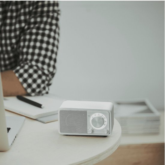 Sangean WR-7 Portable Blanc