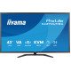 iiyama ProLite X4373UHSU-B2 écran PC 109,2 cm (43") 3840 x 2160 pixels 4K Ultra HD LED Noir