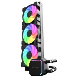 LC-Power LC-CC-360-B-ARGB système de refroidissement d'ordinateur Processeur Refroidisseur de liquide tout-en-un 12 cm Noir