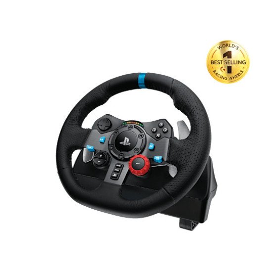 Logitech 991-000486 accessoire de jeux vidéo Noir USB Volant + pédales + écouteurs Analogique/Numérique PlayStation 5, PlayStation 4, PC