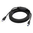 Vision TC 5MUSB3.0+/BL câble USB USB 3.2 Gen 1 (3.1 Gen 1) 2 m USB A USB B 5 Gbit/s Noir