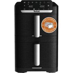 Tefal Easy Fry EY7568 Double 10 L Autonome 2700 W Friteuse d'air chaud Noir