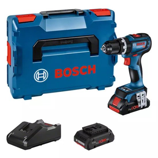 Bosch GSB 18V-90 C 2100 tr/min 1,2 kg Noir, Bleu, Rouge