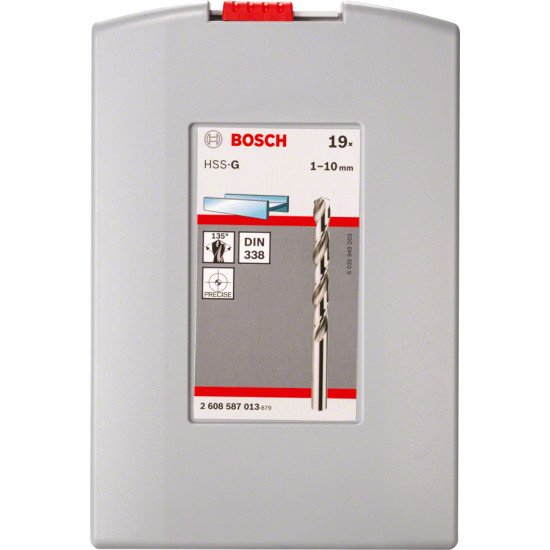 Bosch Coffrets de forets à métaux rectifiés HSS