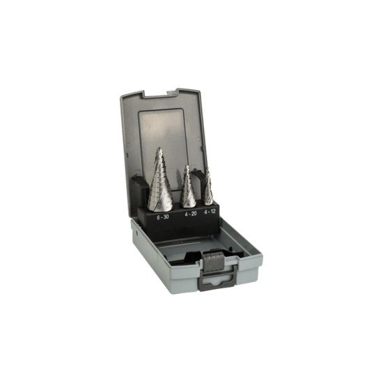 Bosch Coffrets de fraises étagées HSS queue 3 pans Bosch Coffrets de fraises étagées HSS queue 3 pans