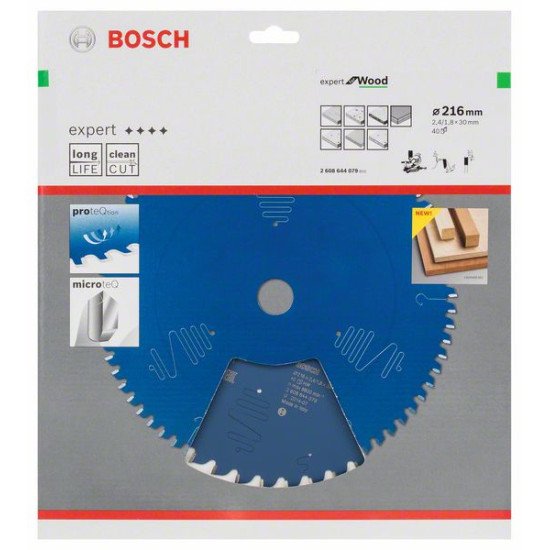 Bosch 2 608 644 079 lame de scie circulaire 21,6 cm 1 pièce(s)