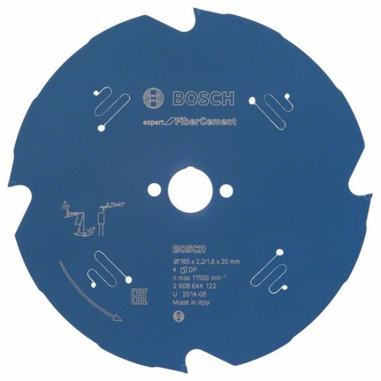 Bosch 2 608 644 122 lame de scie circulaire 16,5 cm 1 pièce(s)