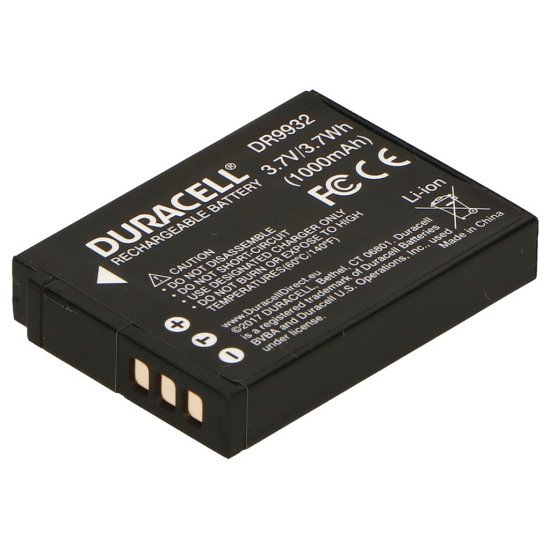 Duracell DR9932 batterie de caméra/caméscope Lithium-Ion (Li-Ion) 1000 mAh