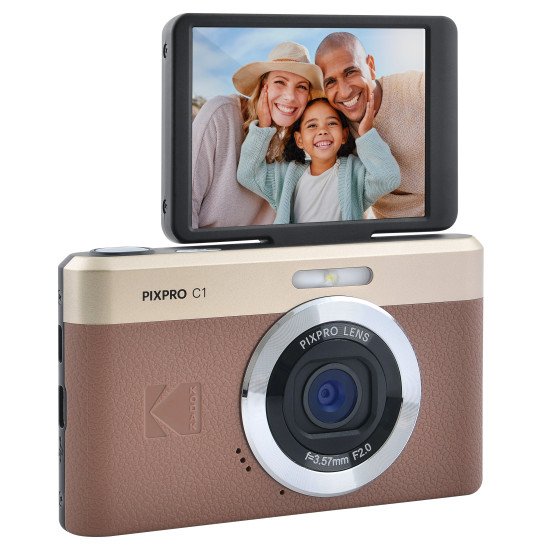 Kodak PIXPRO C1BN 1/3" Appareil-photo compact 13 MP CMOS 4160 x 3120 pixels Marron