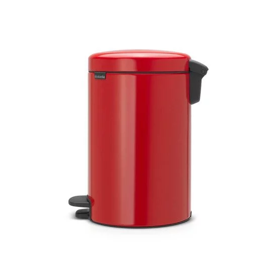 Brabantia 112003 poubelle 12 L Rond Rouge 11 20 03 pas cher