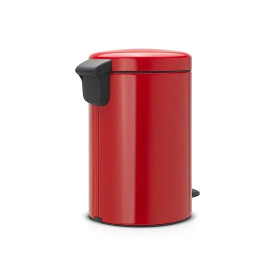 Brabantia 112003 poubelle 12 L Rond Rouge 11 20 03 pas cher